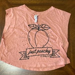 Bella Pink Crop top small